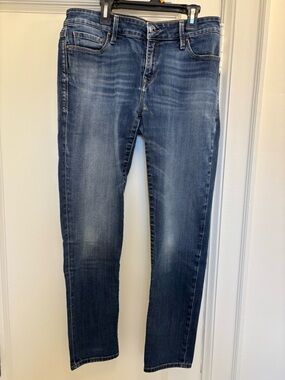 Mavi Women's Medium Wash Blue Boyfriend Jeans